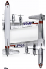Academy 12634 USAF C-118 Liftmaster 1/144